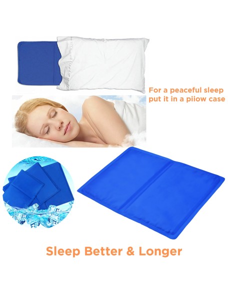 Cooling Gel Pads With Cushion for Pillows, Laptop, Mattress