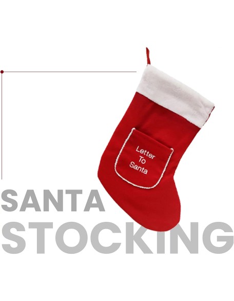 Double Sided Santa Pocket Storage Gifts Size 58x34cm